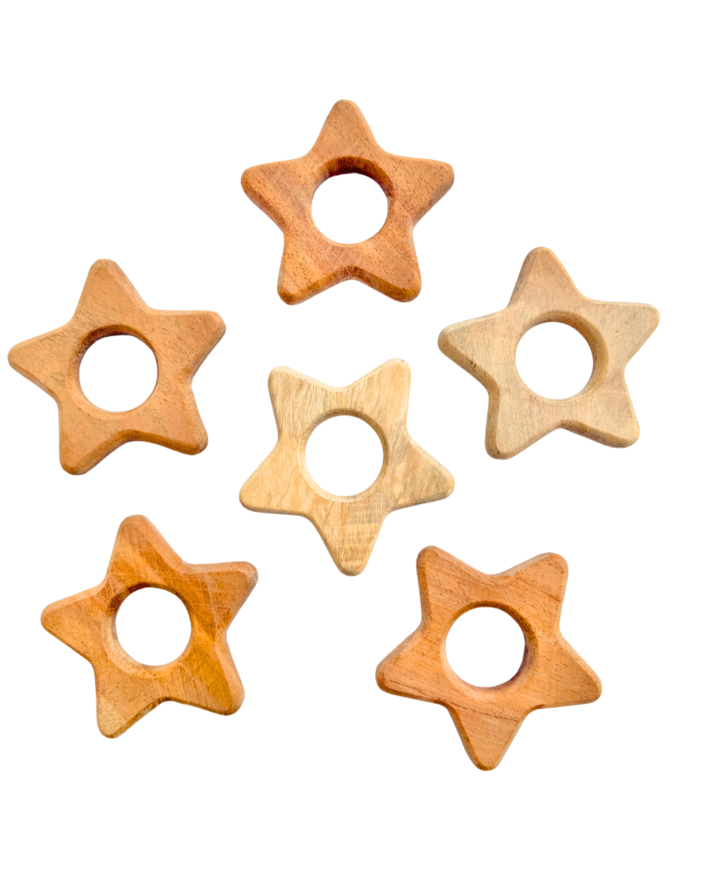 Lovevudd Toys Wooden Teether - Star