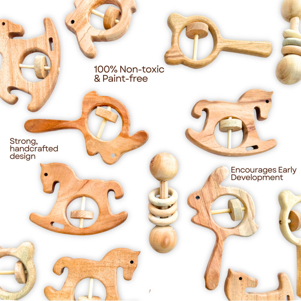 Lovudd Bird & Rabbit Combo (Teether & Rattle Combo)