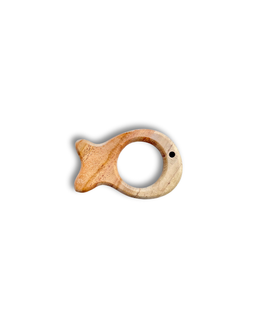 Lovevudd Toys Wooden Teether - Fish