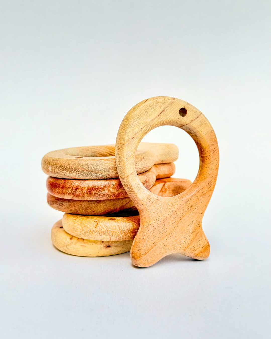 Lovevudd Toys Wooden Teether - Fish