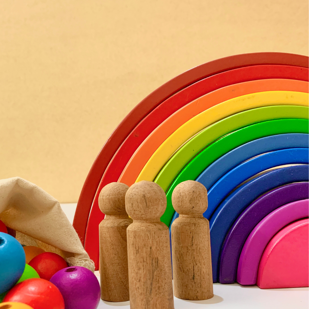 Lovevudd Rainvow Stacker - (12pc)