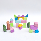 Lovevudd Wooden Building Blocks (40 Pc)