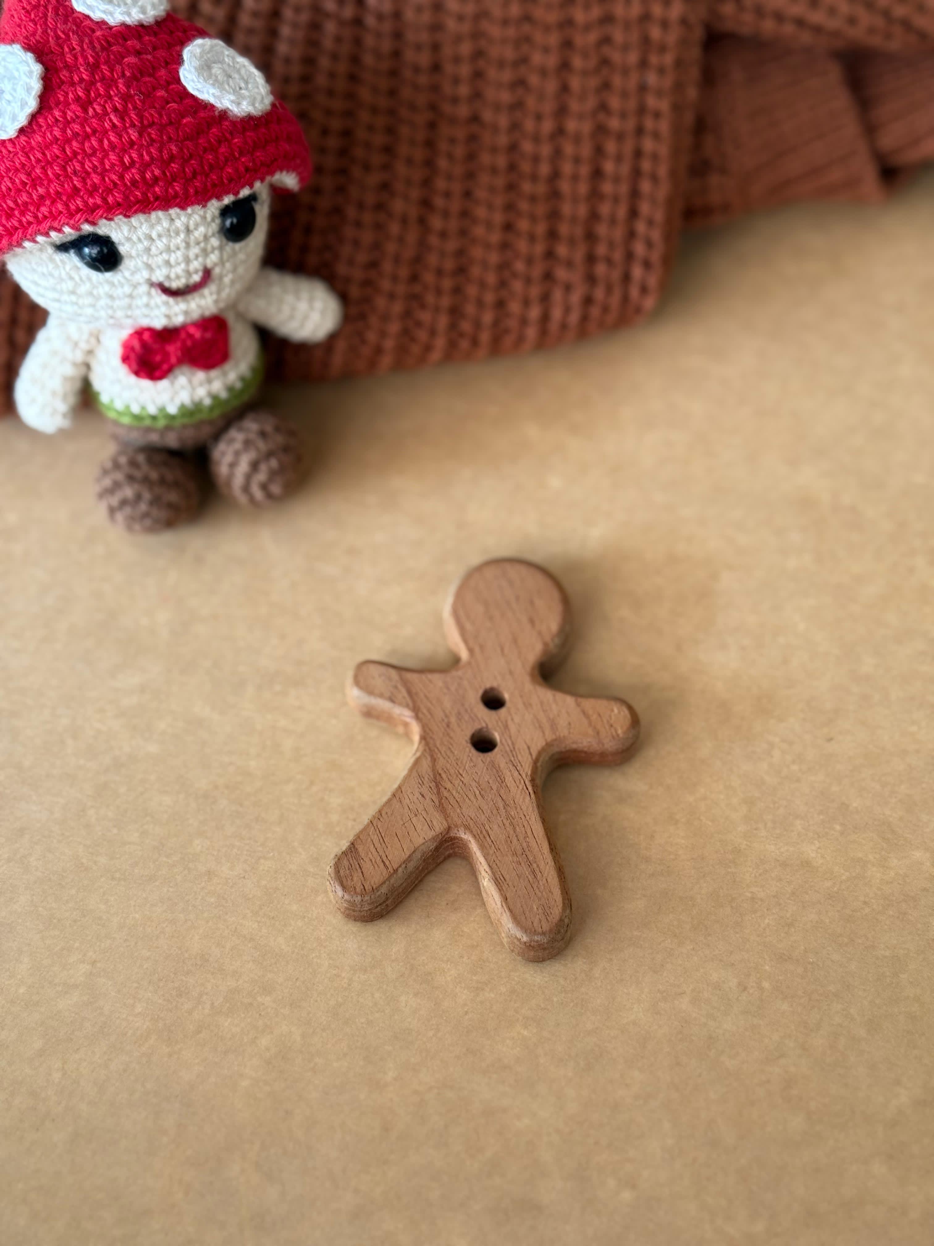 Lovudd Toys Wooden Teether - Tiny Human