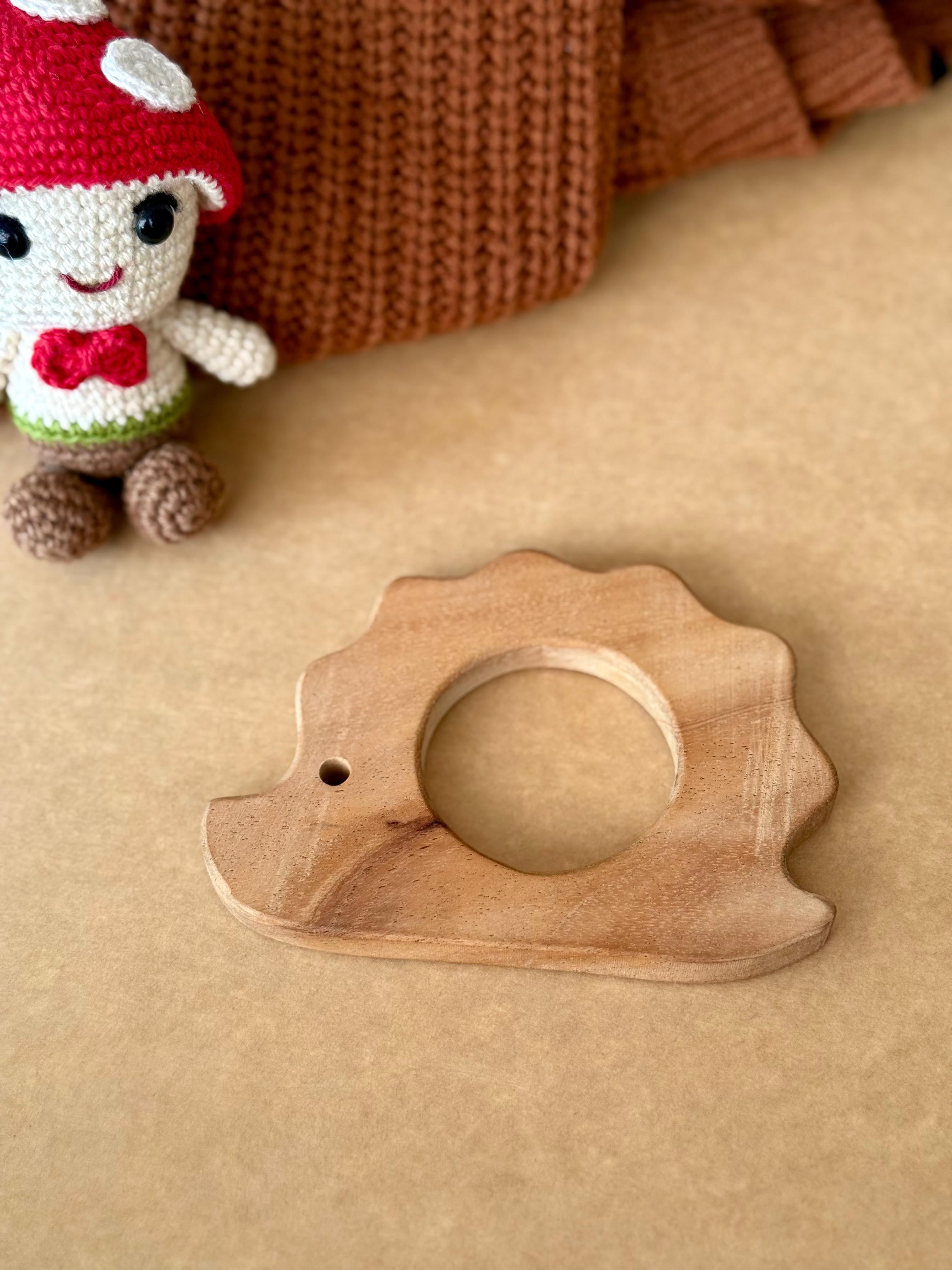 Lovudd Toys Wooden Teether - Snail